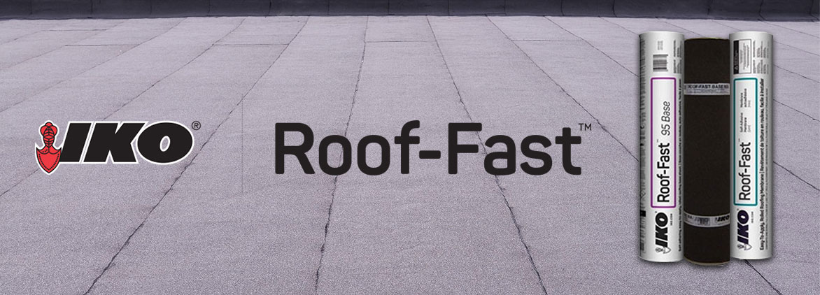 IKO Roof-Fast système à faible pente