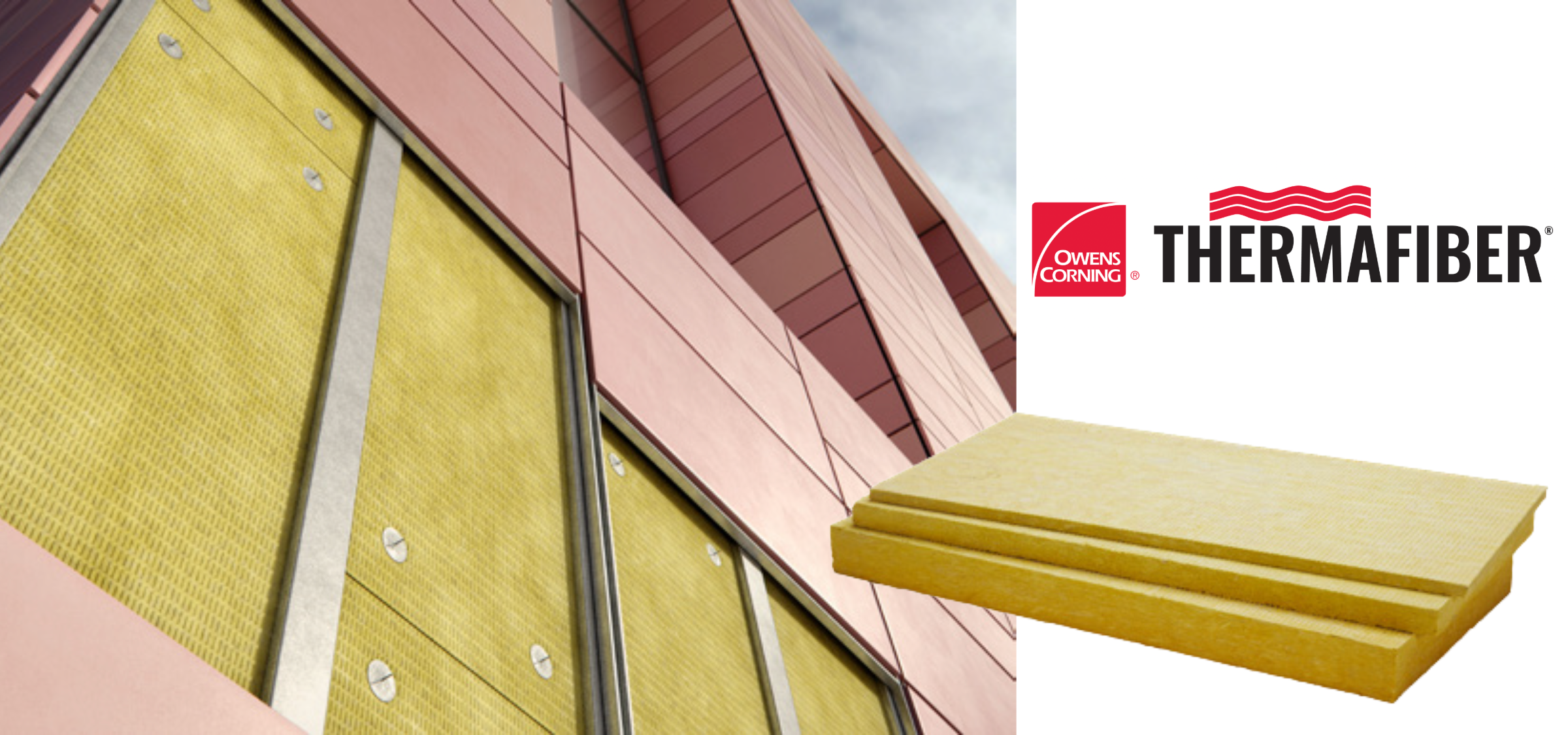Available at Roofmart – Owens Corning® Thermafiber® RainBarrier®
